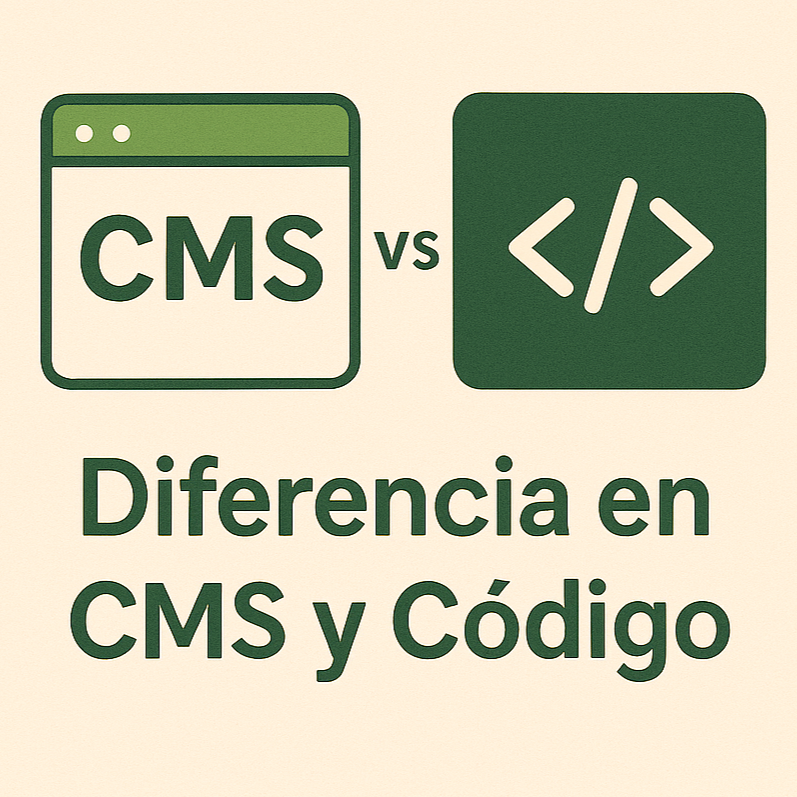 Diferencia entre CMS y Código